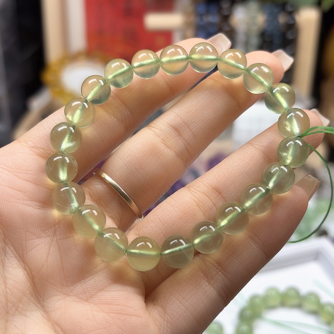 水晶手链未镶嵌葡萄石8