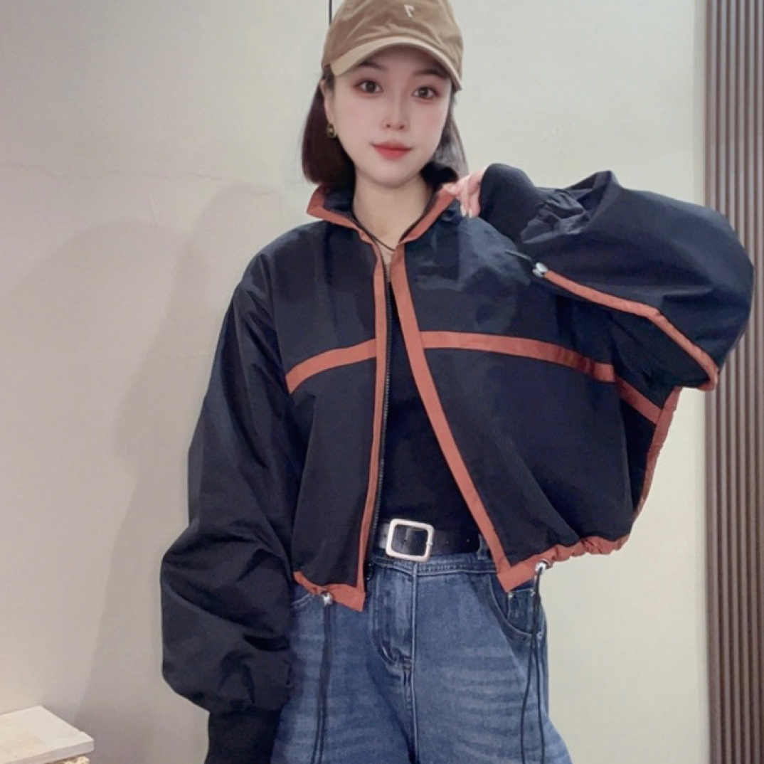 李李服饰秋季新款简约立领欧货洋气外套