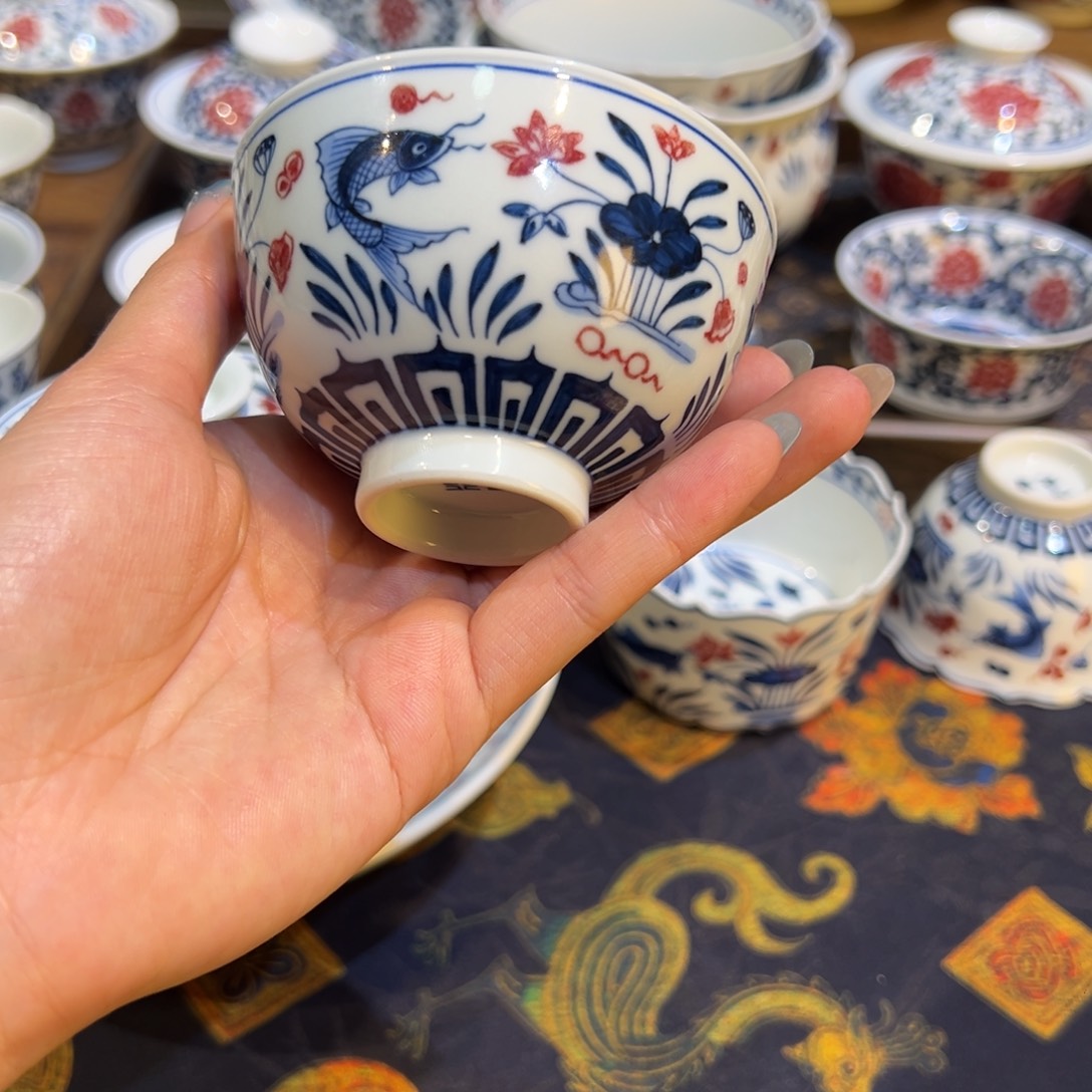 摆件陶瓷景德镇陶瓷茶器百宝箱