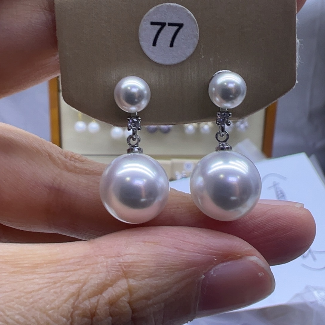 未镶嵌耳饰淡水珍珠