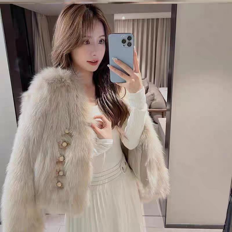 高级感皮毛一体小香风外套14203/2758/4086/724/2018/3018(D8-2)