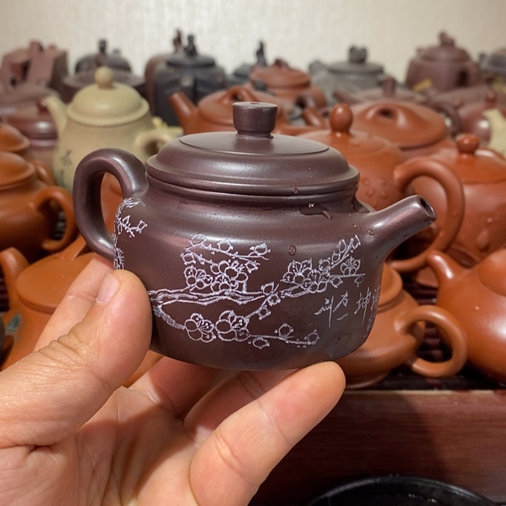 紫砂茶壶微瑕处理