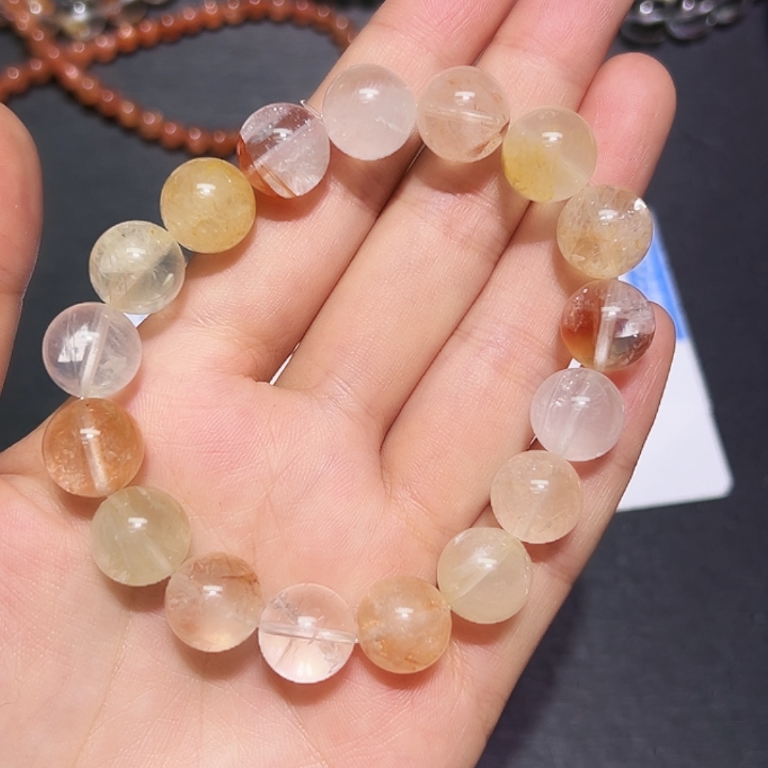 未镶嵌手链水晶胶花12毫米38号