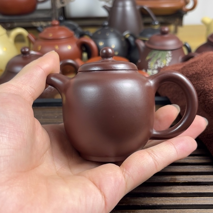 紫砂茶壶原矿紫砂半手工制作