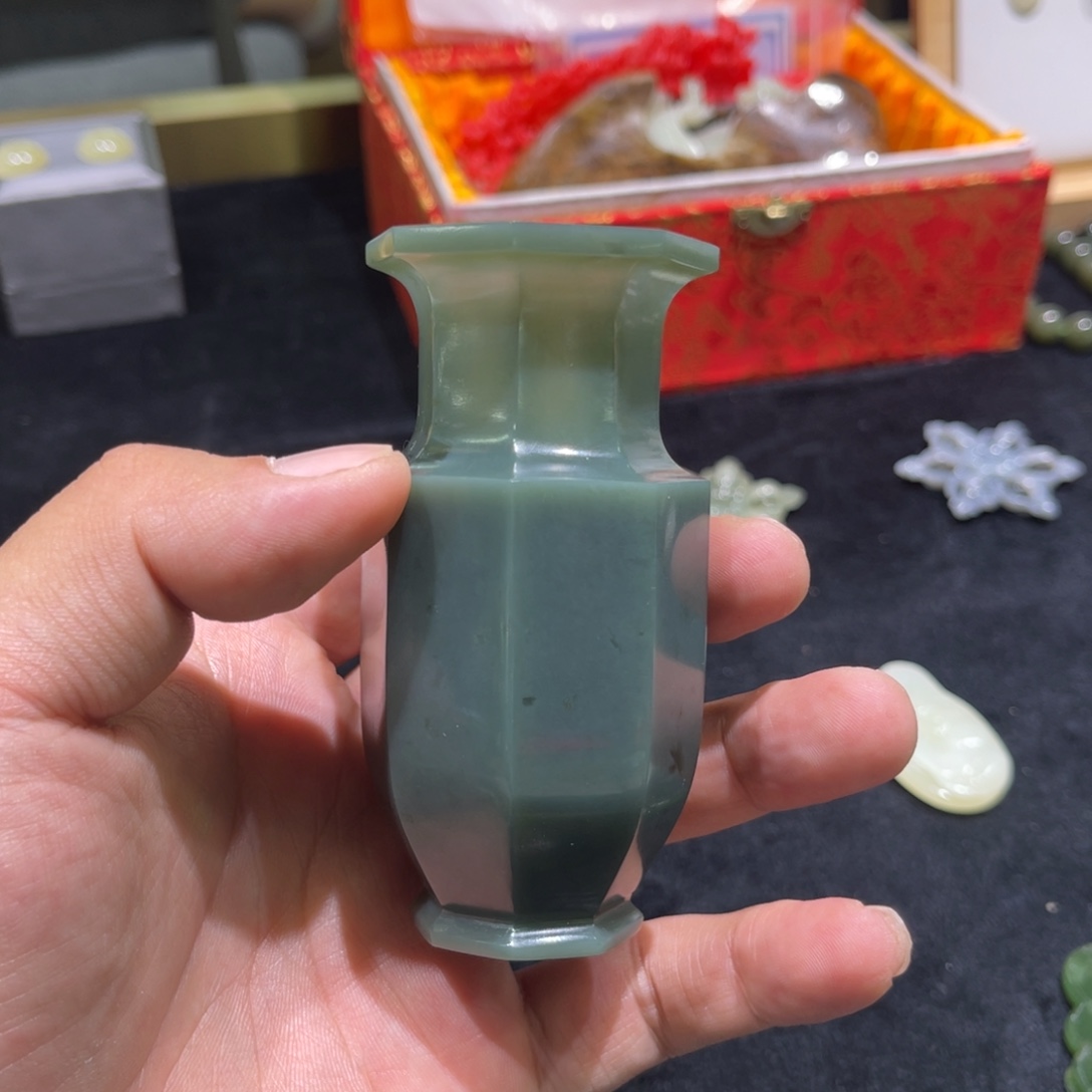 和田玉（青玉）未镶嵌挂件