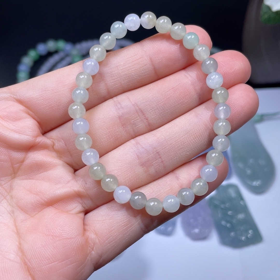 翡翠手链未镶嵌手串