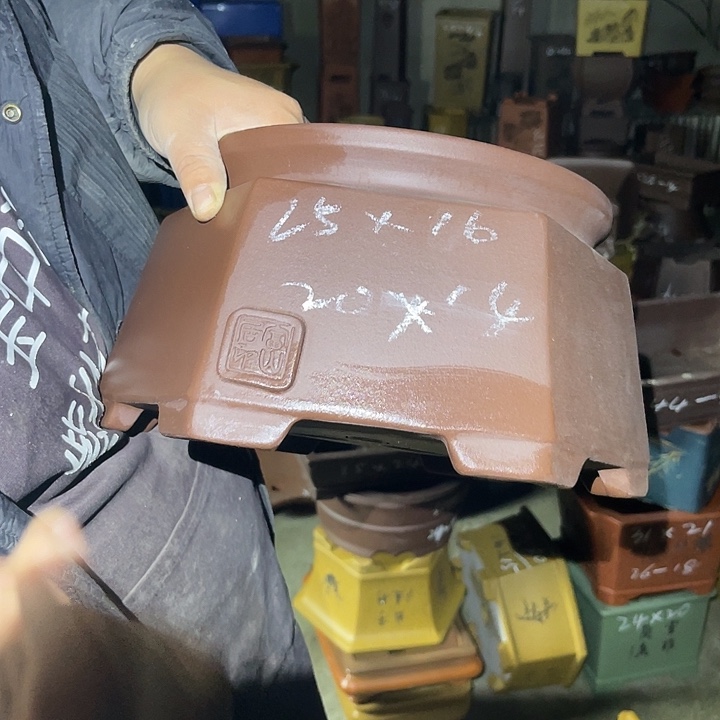 紫砂花盆紫砂等传统