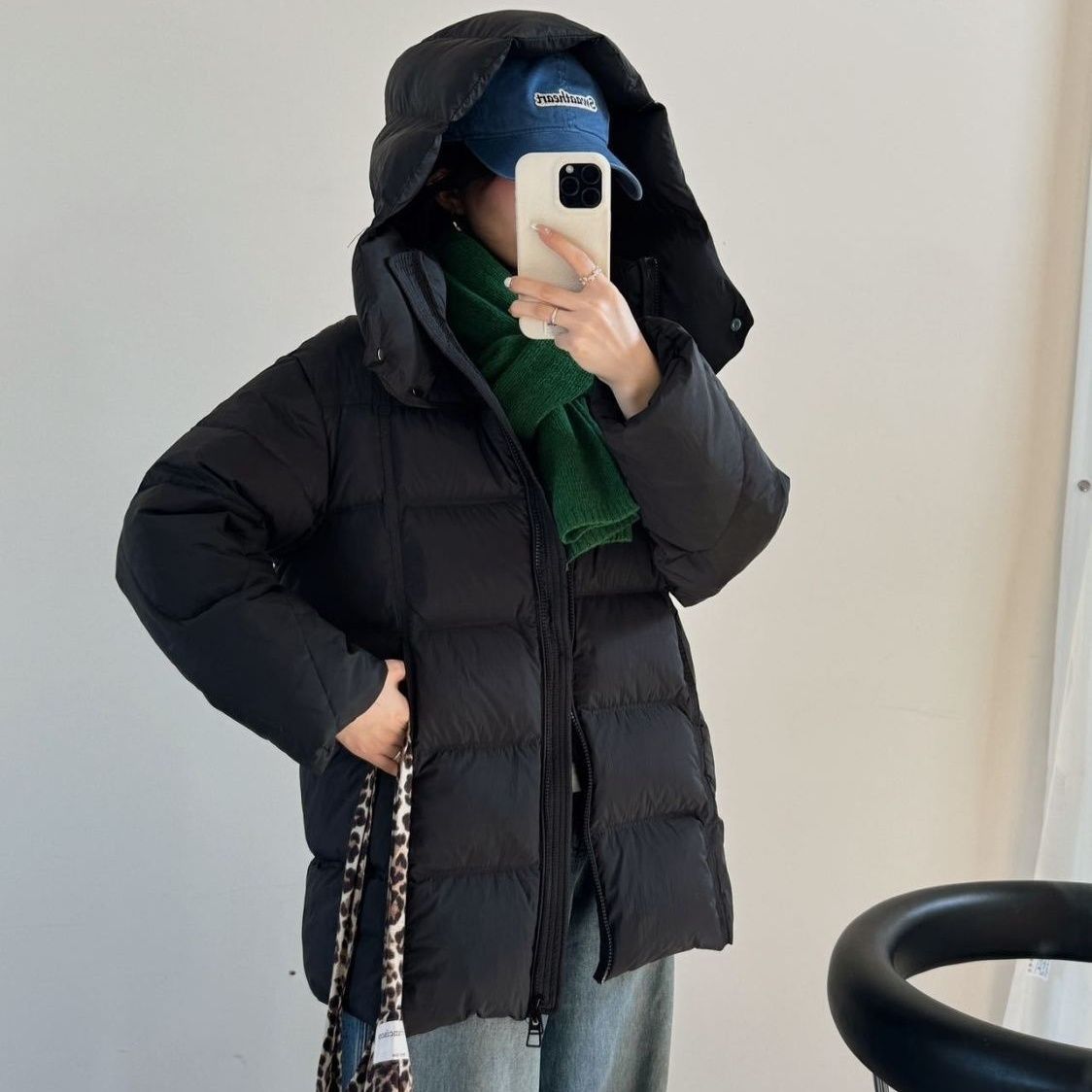 奶昔羽绒服女款女士修身韩版秋冬