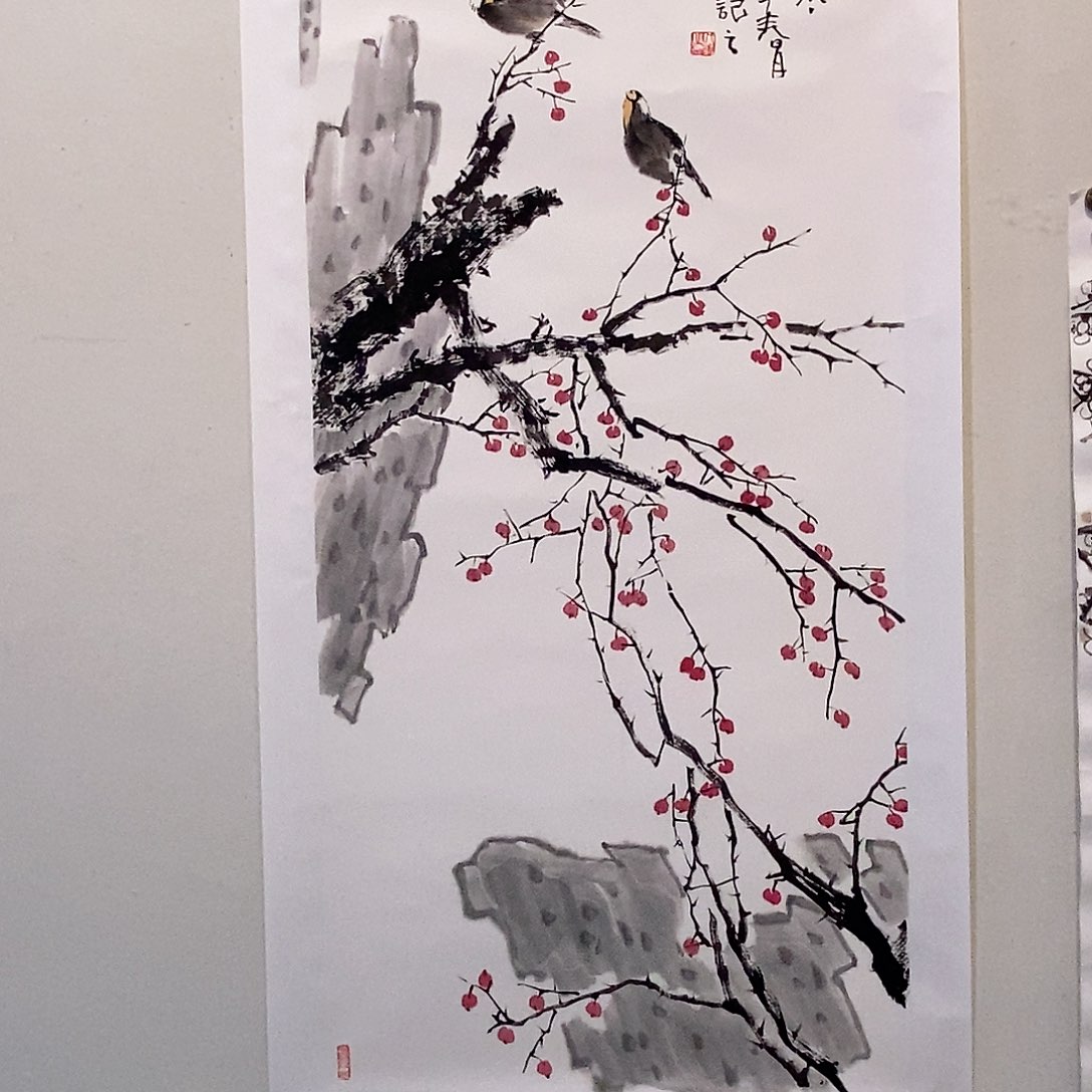 国画戚代华国画作品