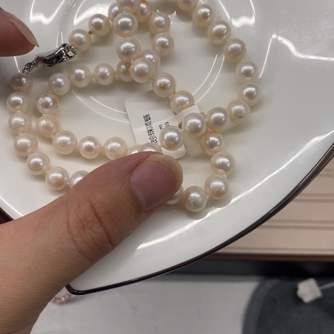 未镶嵌颈饰淡水珍珠7.3-8.5
