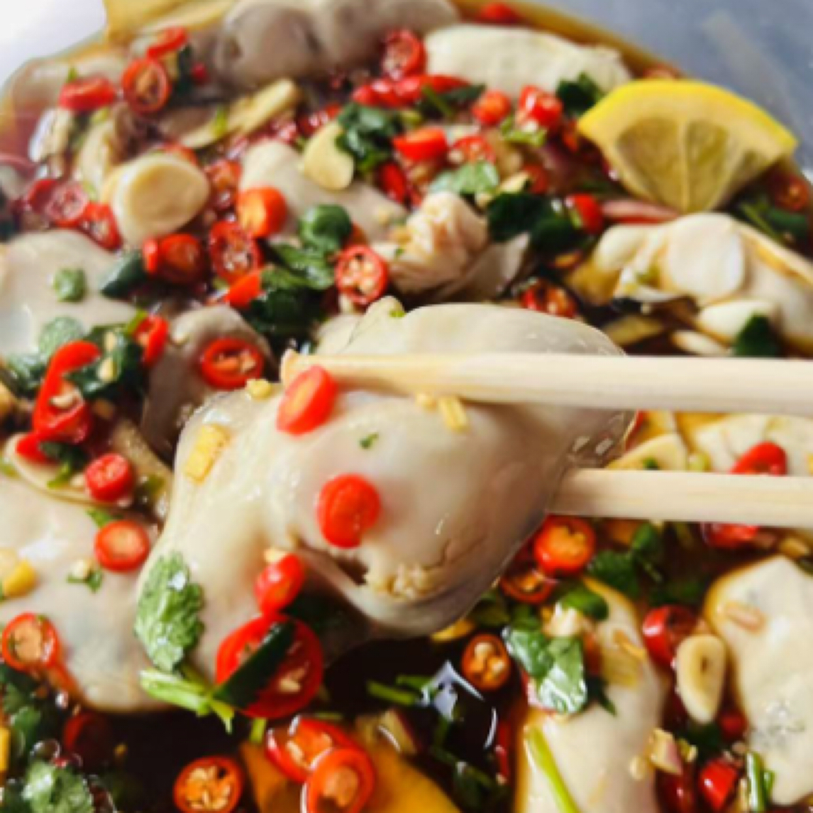 生蚝捞汁（18个肉➕花甲熟捞酸酸辣辣很好吃，现拍现做，）海鲜