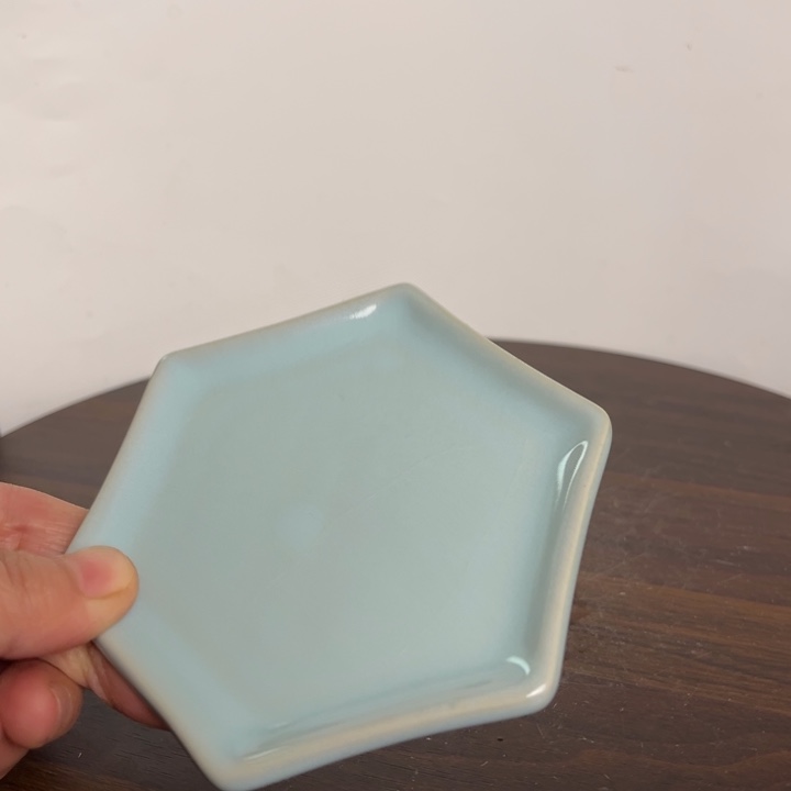 摆件瓷天青杯垫kkkkkkk