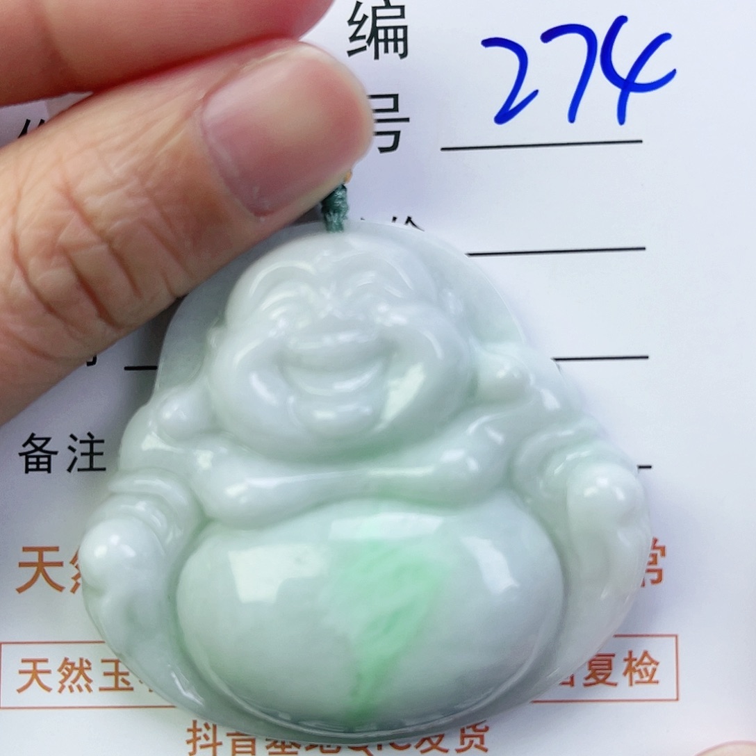 翡翠颈饰未镶嵌佛公