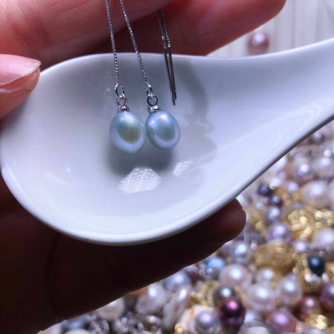 淡水珍珠耳饰未镶嵌