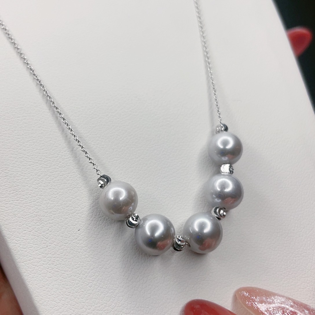 淡水珍珠吊坠(赠链)合金