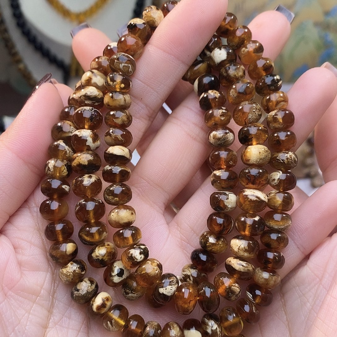 琥珀未镶嵌手链8➕