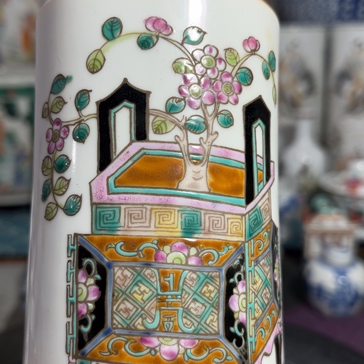 紫砂茶叶罐粉彩211111111111111