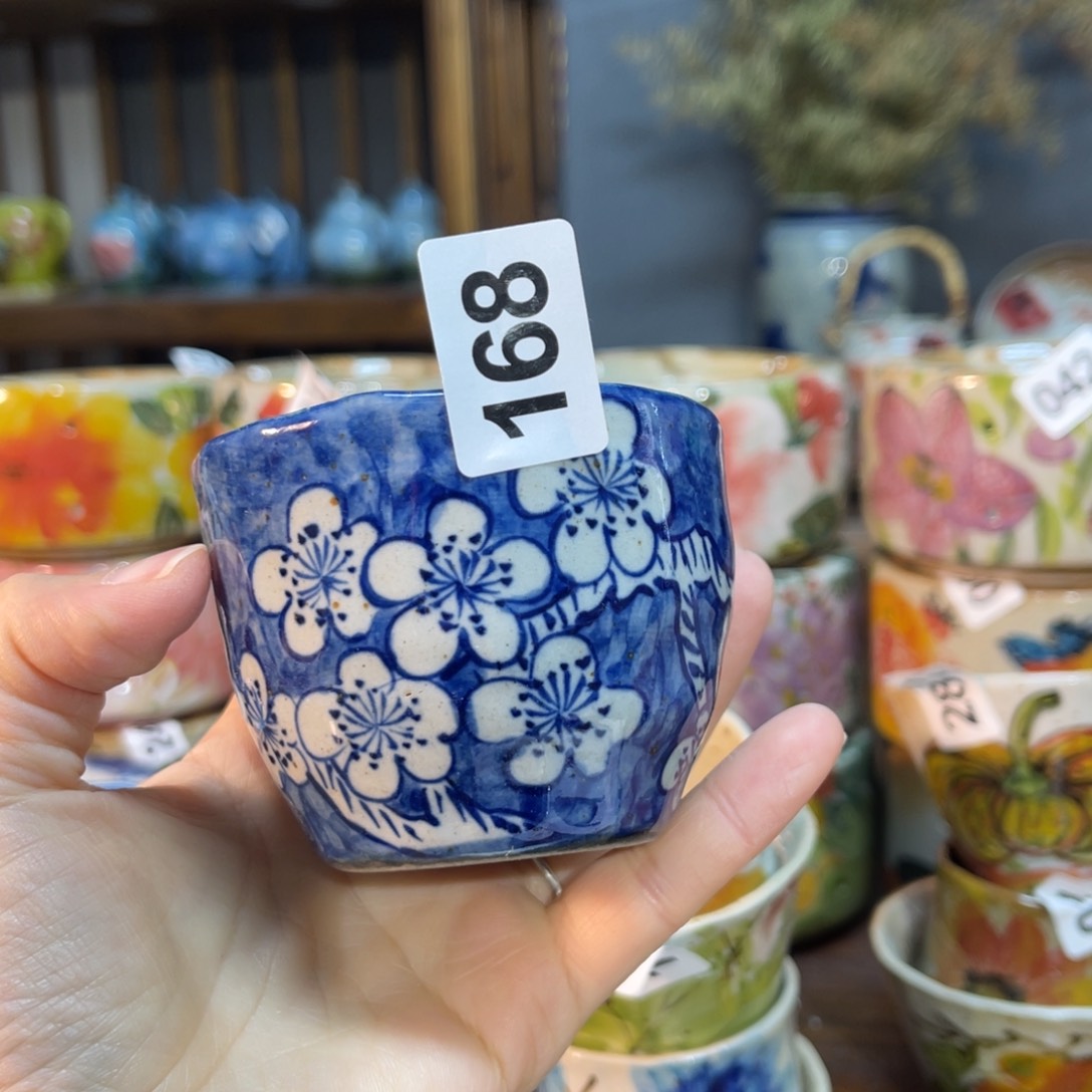 杯素浅陶瓷手工手绘