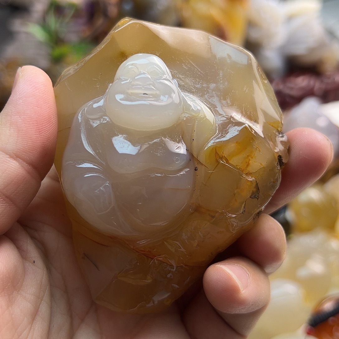 玛瑙/玉髓未镶嵌吊坠(不含链)