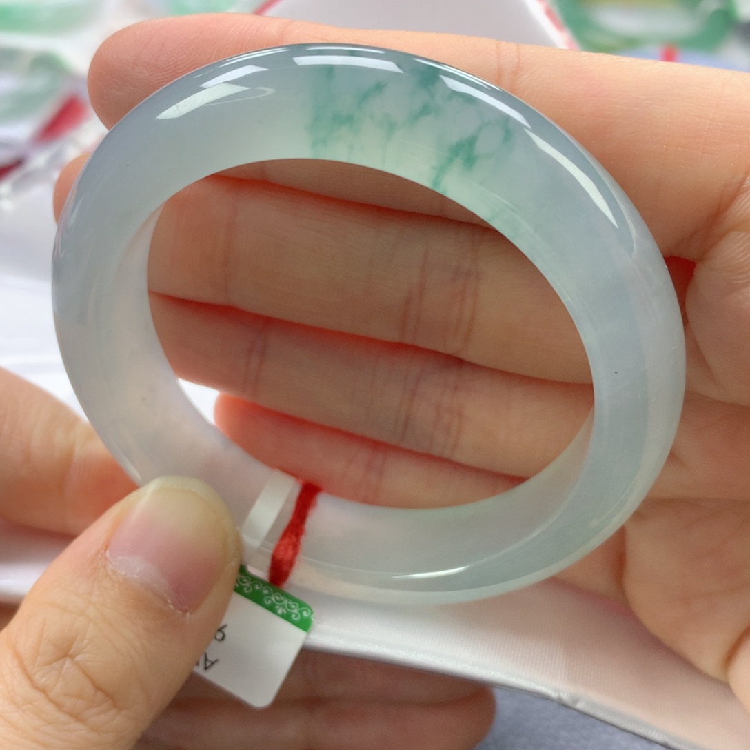 翡翠手镯未镶嵌53加