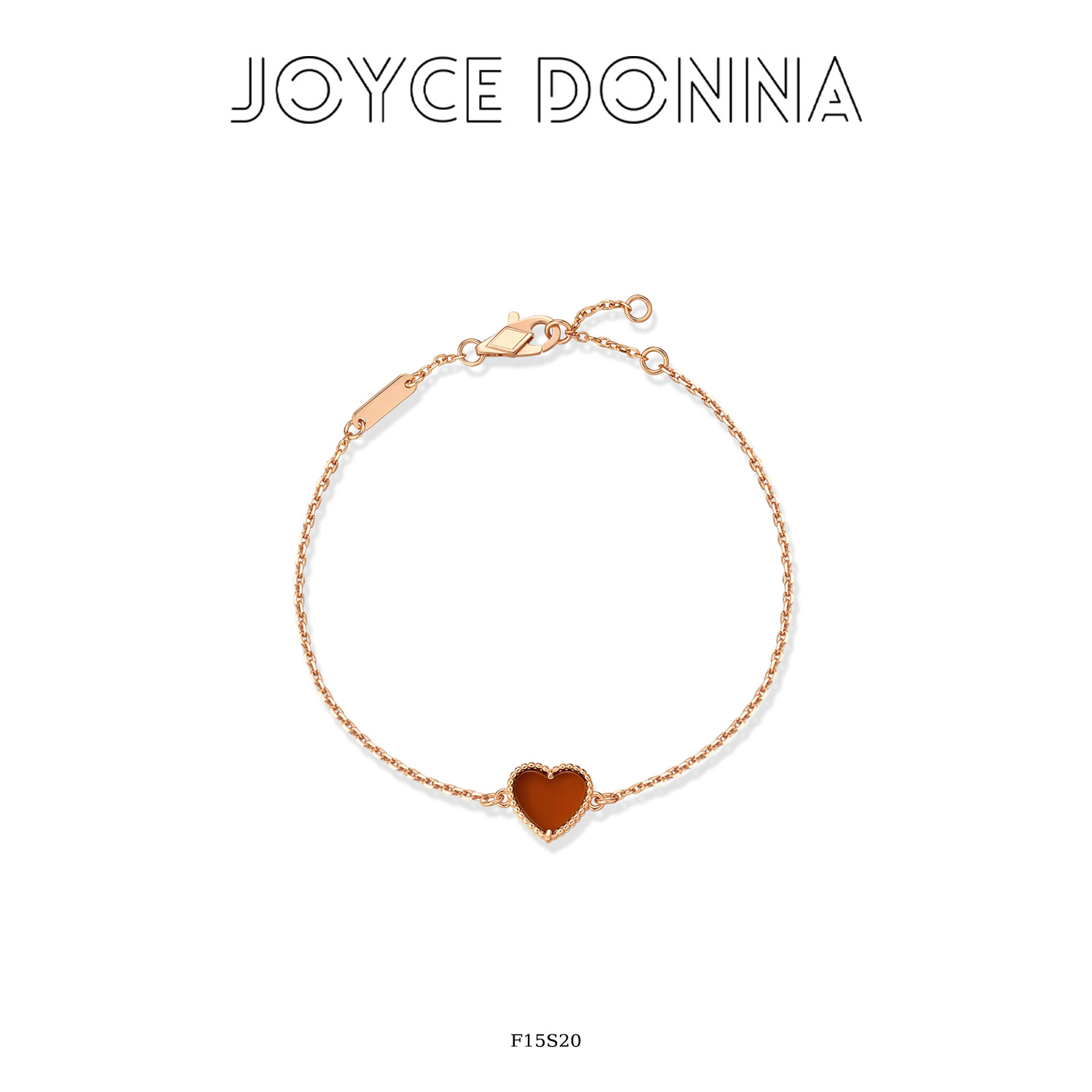 G XIAOXIAO 925银 法式气质高级感气质百搭红色爱心手链 F15S20