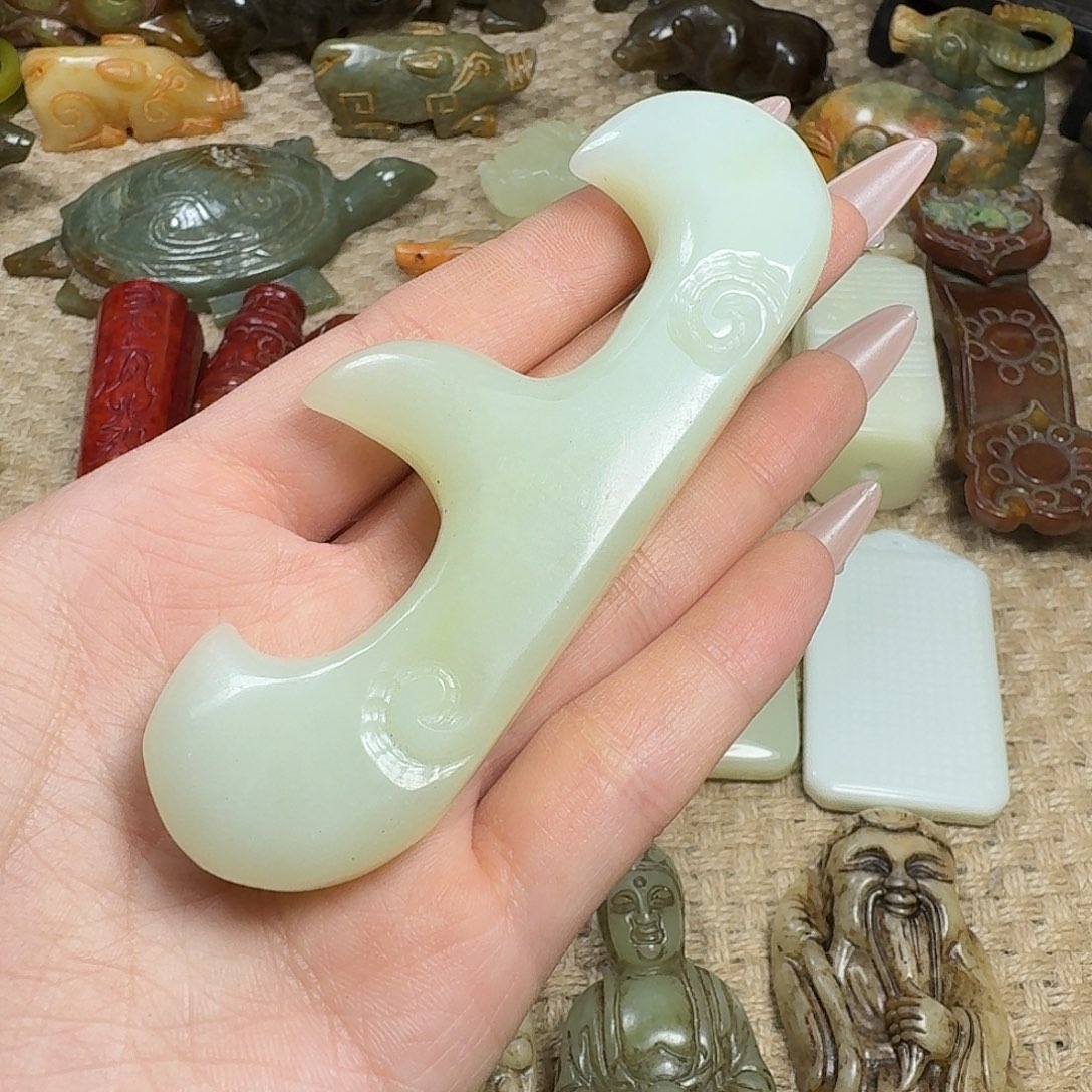 白玉菩提吊坠挂件