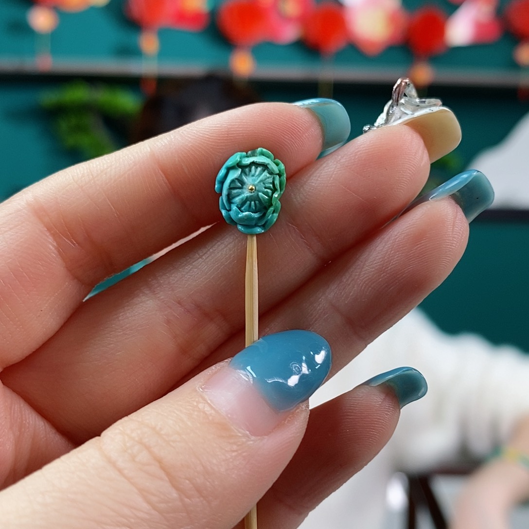 绿松石珠宝奇石未镶嵌