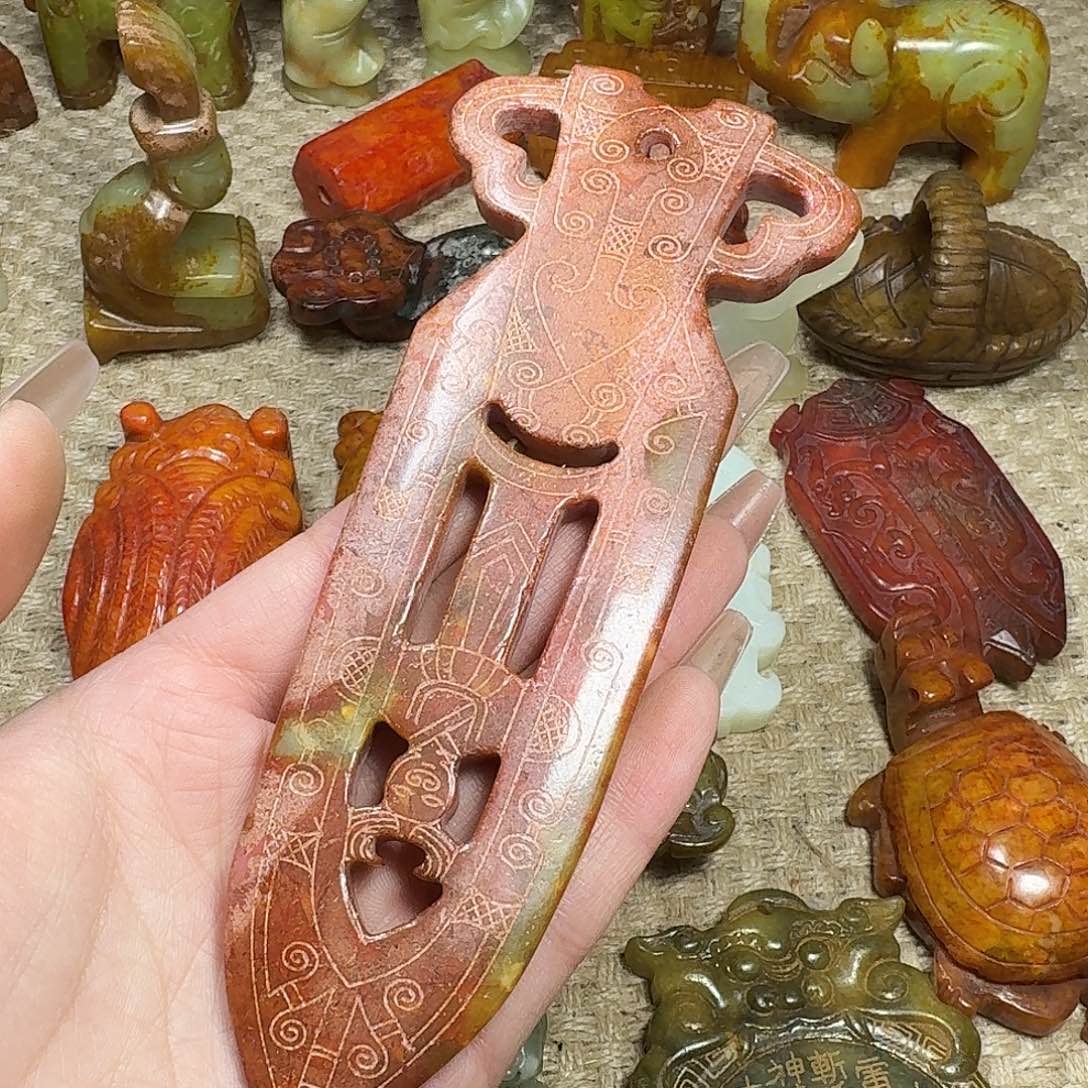 白玉菩提吊坠挂件