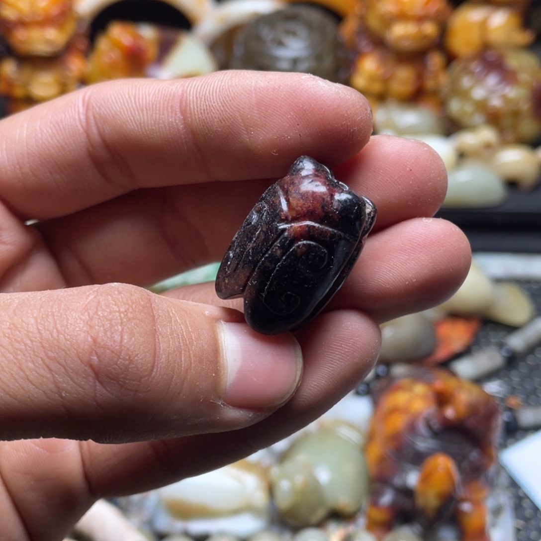 和田玉（糖玉）挂件未镶嵌