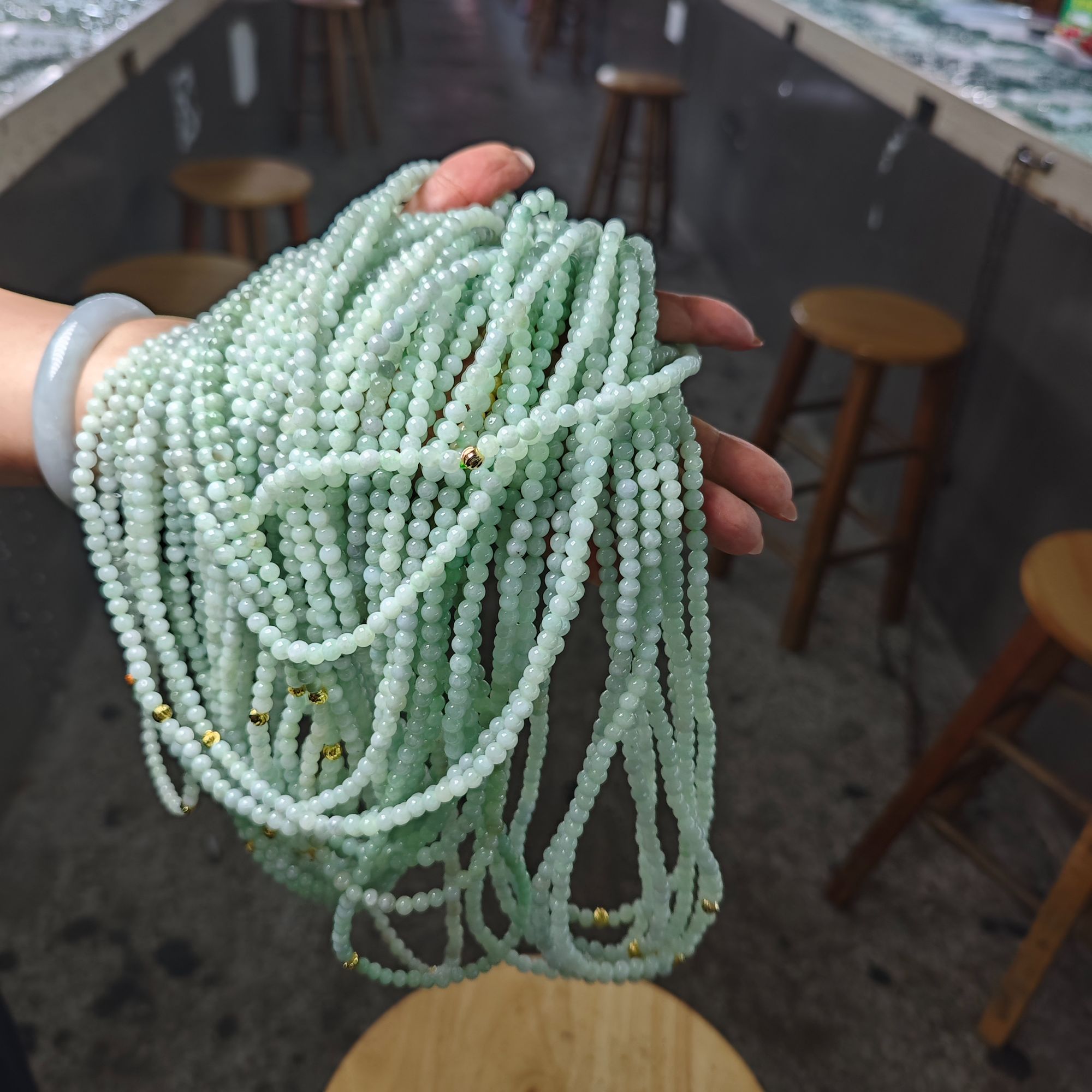 天然A货翡翠项链-c722-8多样性发一