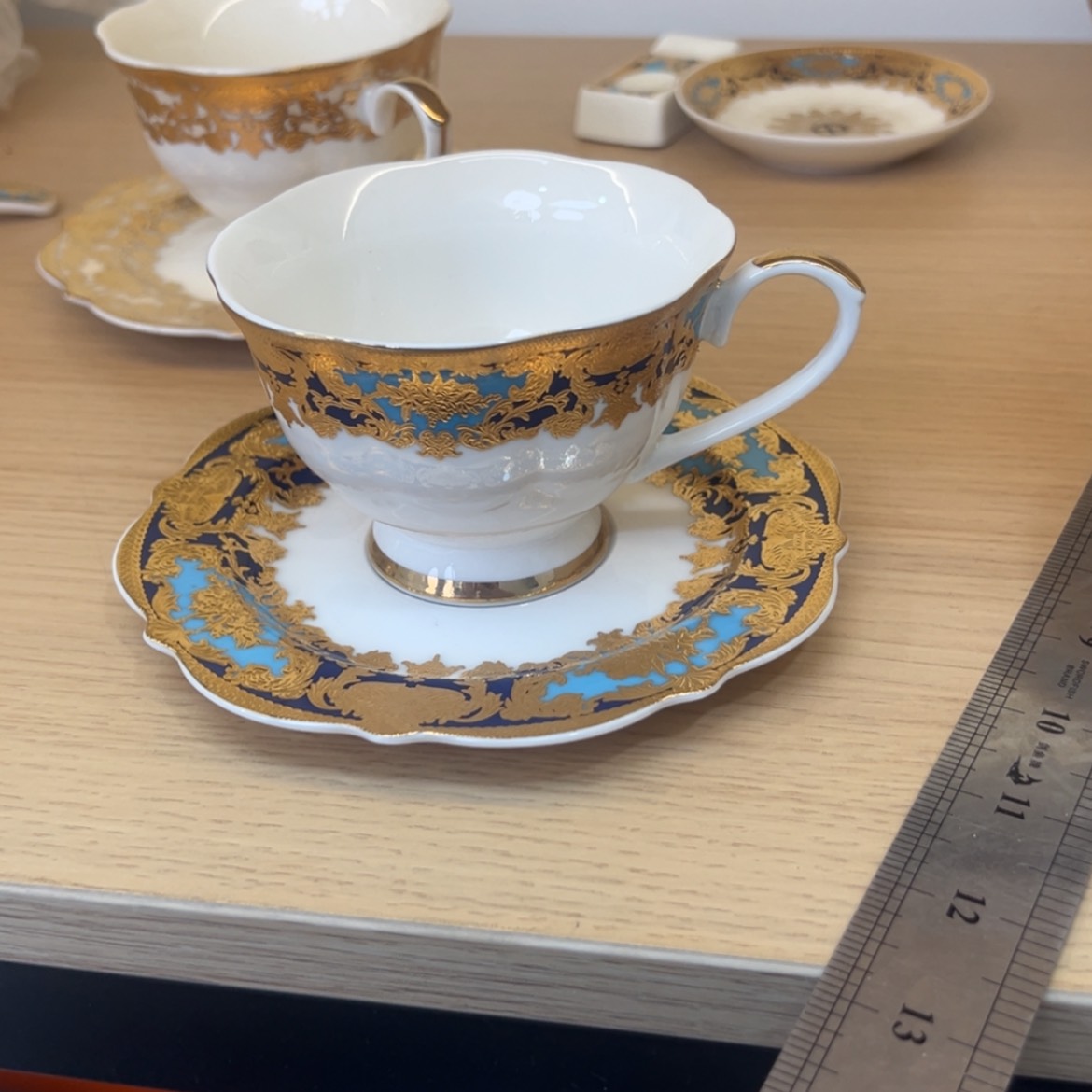 【闪购商品】瓷片220cc容量咖啡杯碟一套福利价