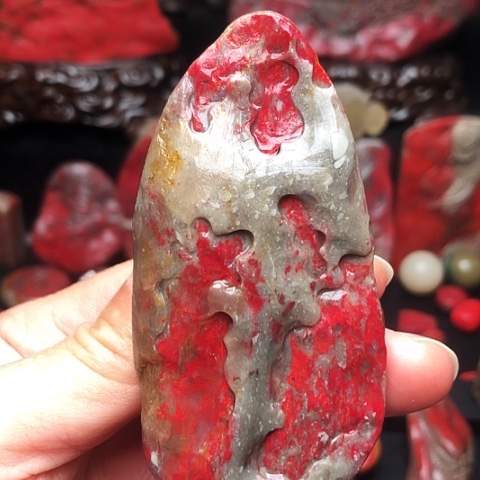 昌化鸡血石昌化鸡血石原石