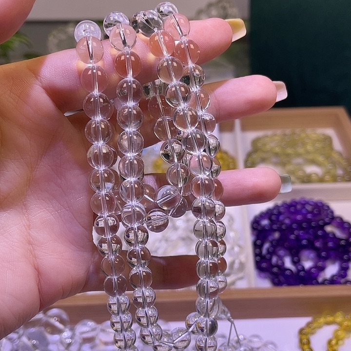 谢***您烟晶手链未镶嵌双A108卡8