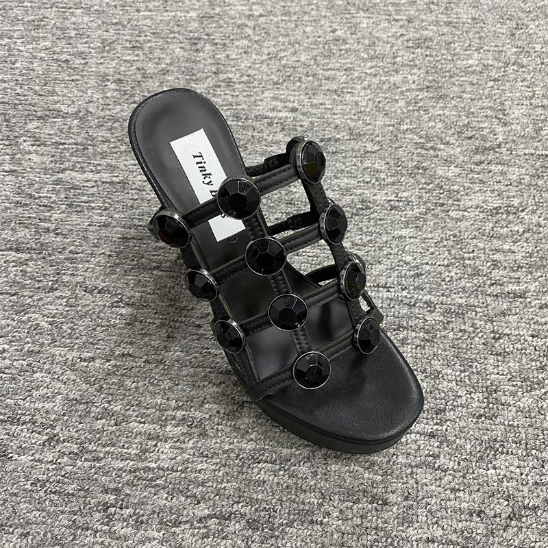 24款时尚休闲百搭外穿粗跟时装凉鞋女鞋