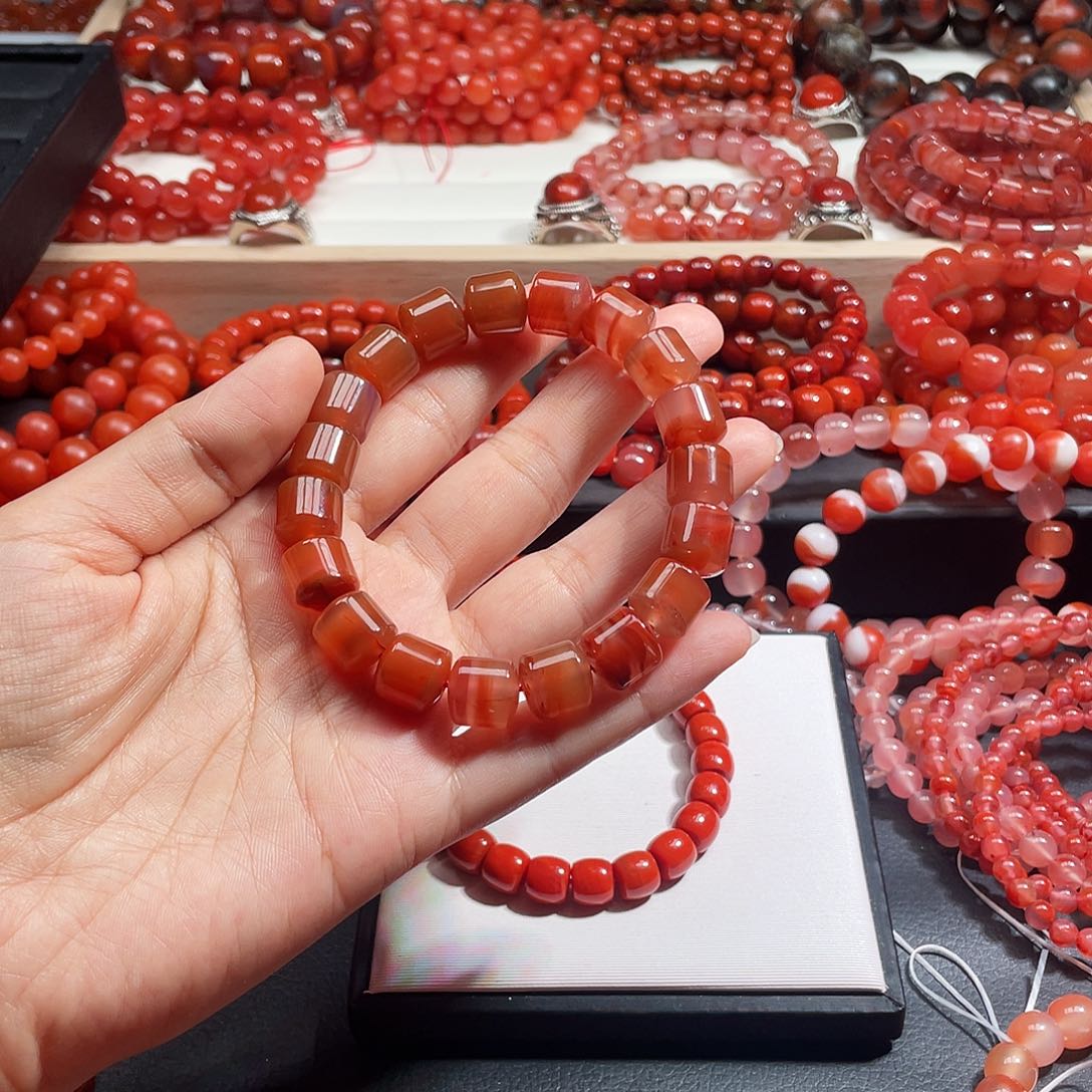 陶***醉手链未镶嵌南红玛瑙