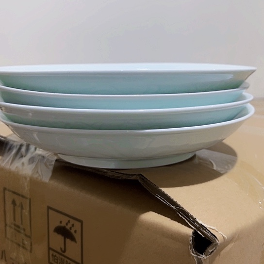 陶杯子景德镇瓷器精品盘8寸4个