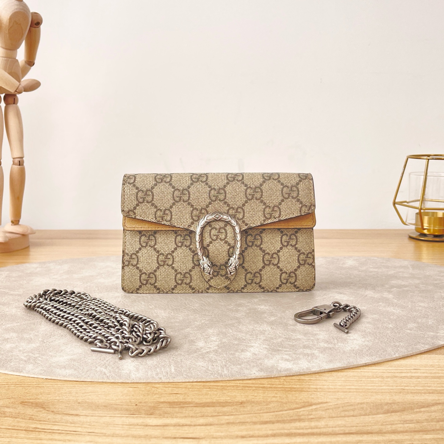95新 GUCCI/古驰 【九筒奢品】Mini酒神/单肩包/5067
