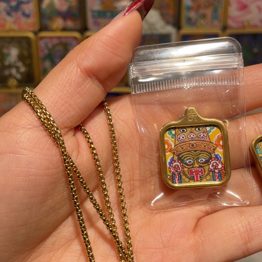 【闪购商品】装裱画大漂亮热贡手绘扎基