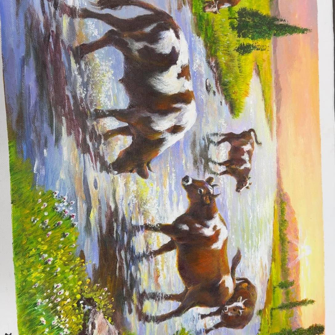 油画在哪呢我想问一下你们