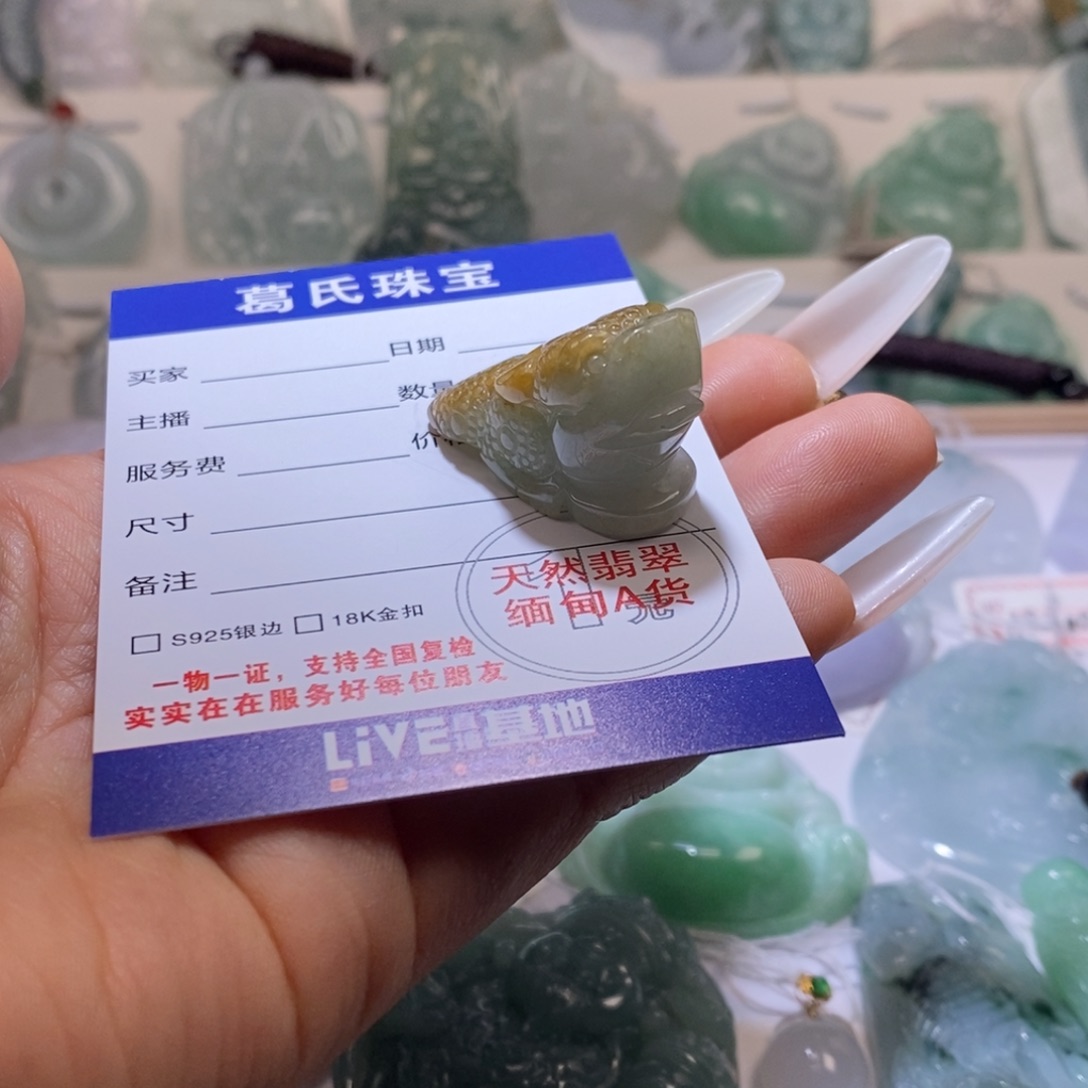 翡翠颈饰未镶嵌翡翠13