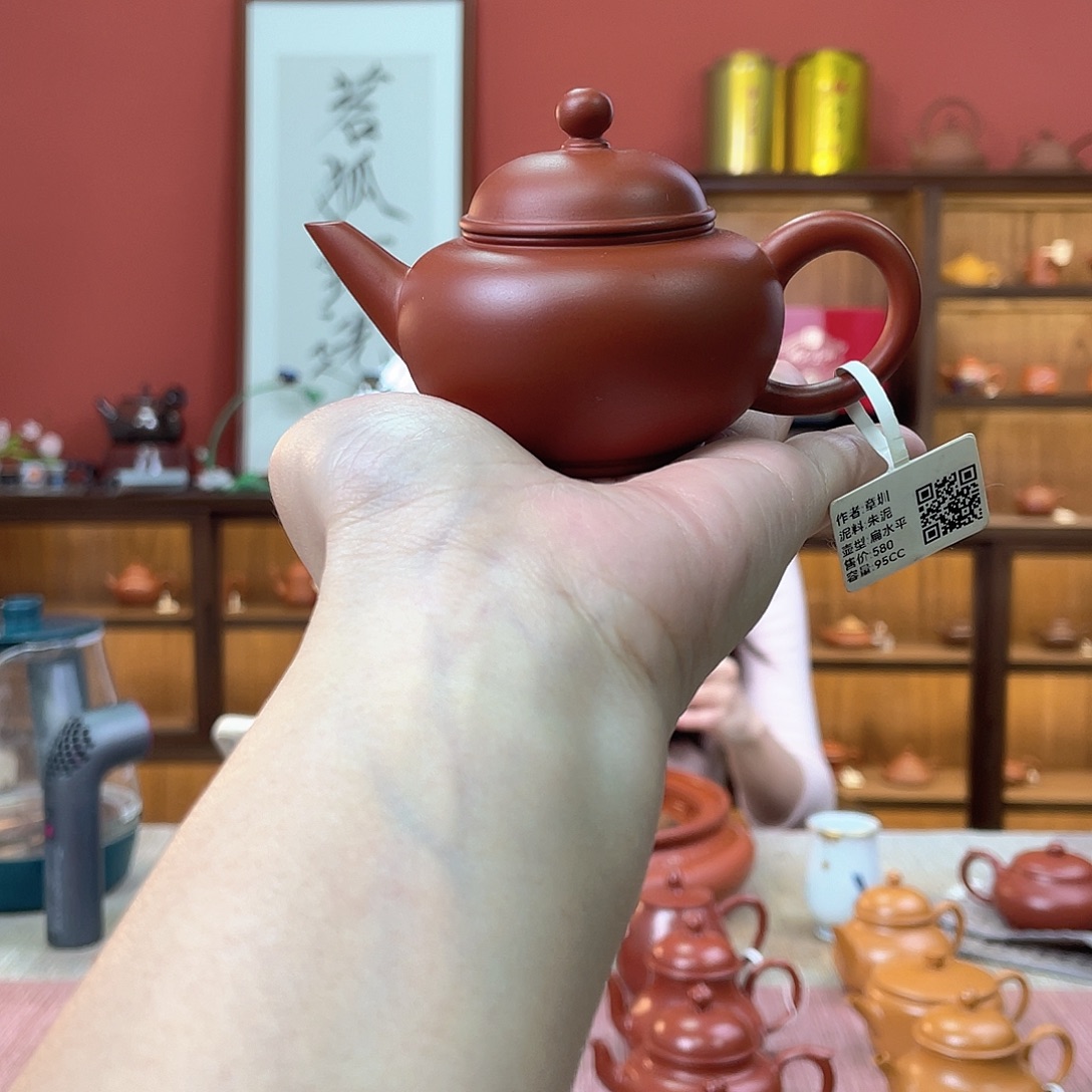 紫砂茶壶潮州全手工手拉壶