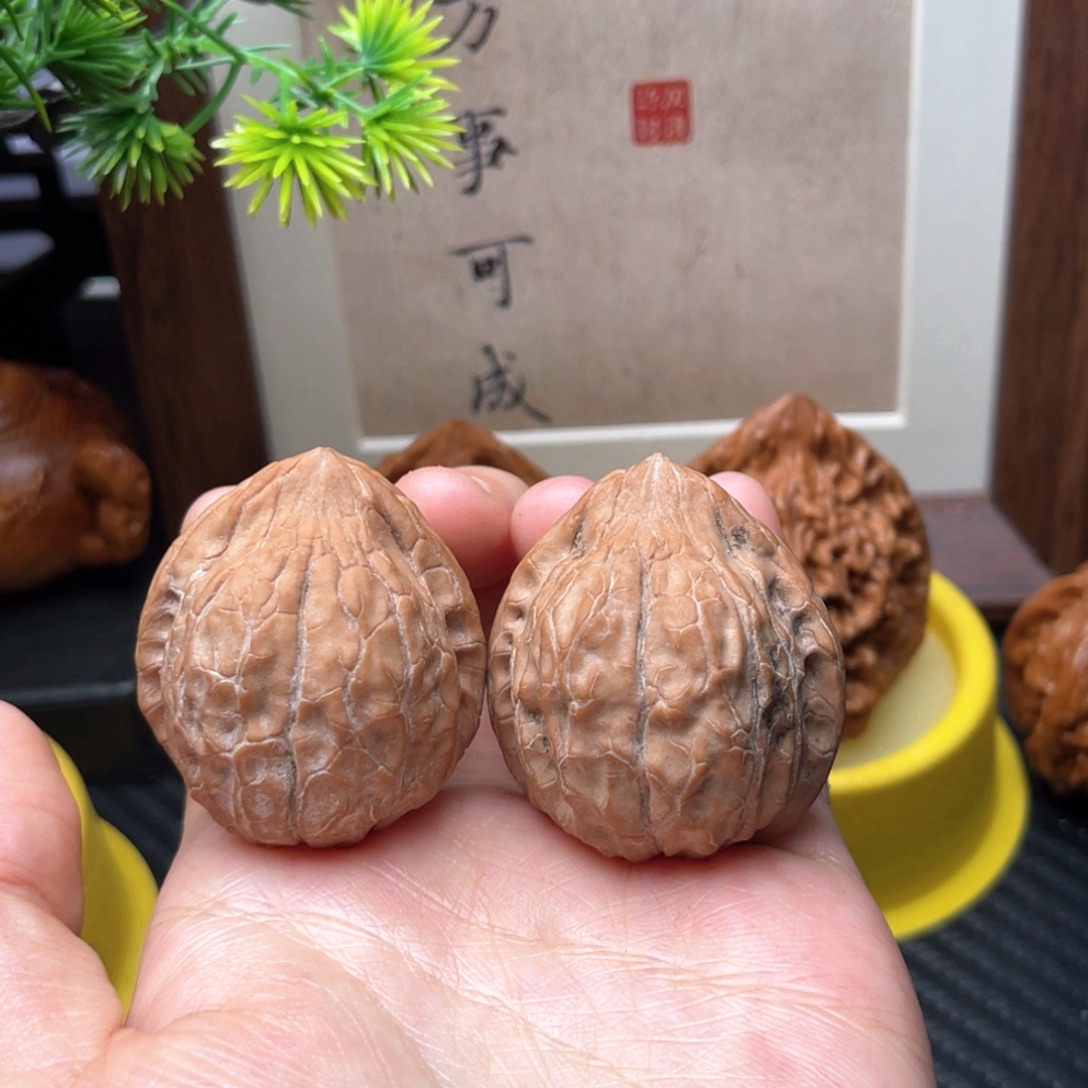 吊坠文玩核桃34龟甲纹