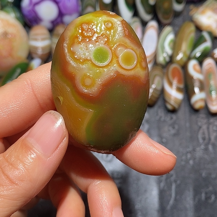 玛瑙/玉髓颈饰未镶嵌风*