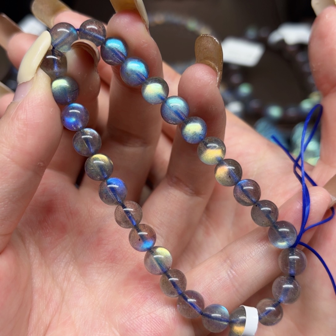 未镶嵌手链长石7mm左右