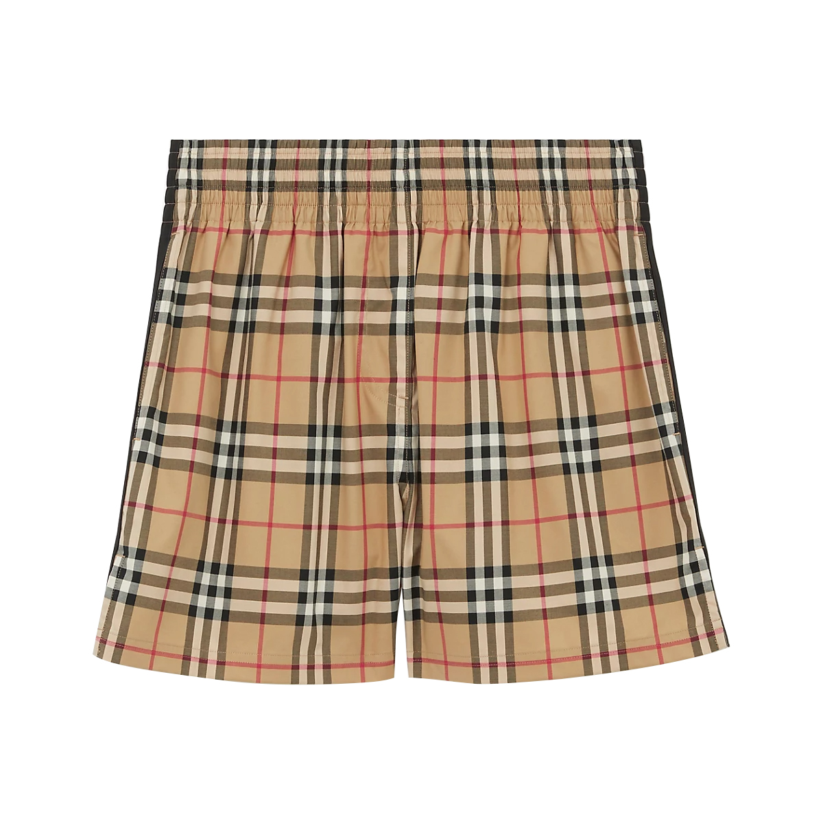 BURBERRY/博柏利经典百搭格纹弹力棉质女士短裤 nn
