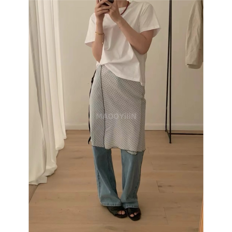 【 清仓款 】波点叠穿半裙