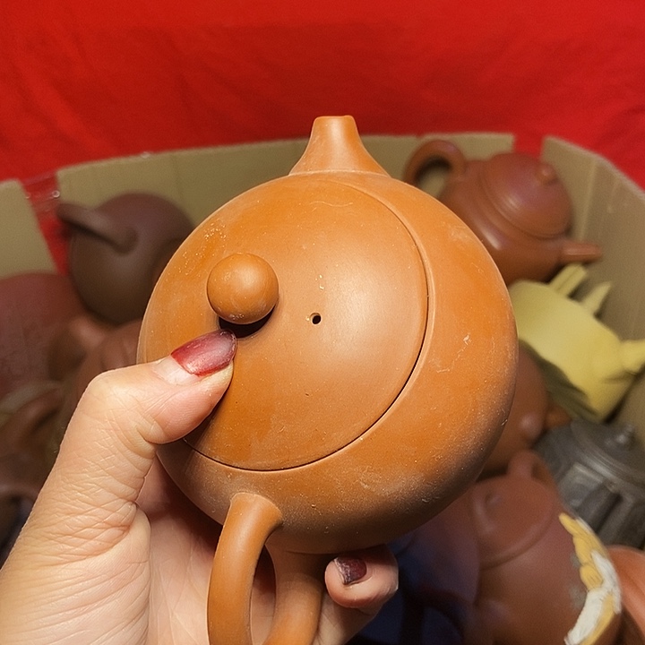 全手工制作宜兴紫砂茶壶