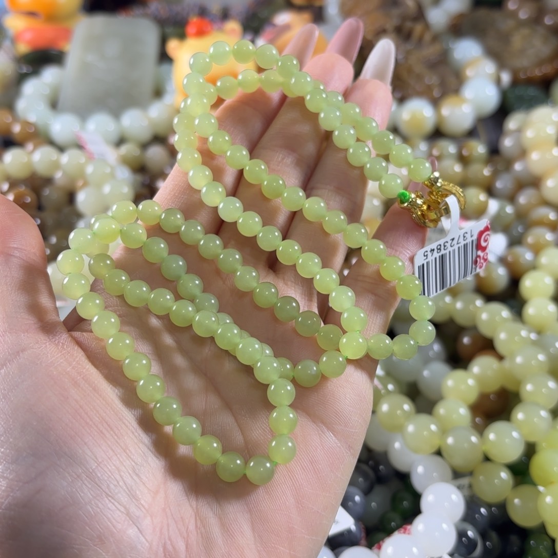 微***语和田玉未镶嵌手链107