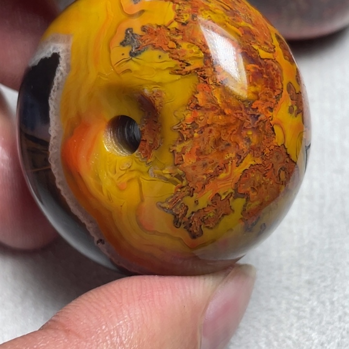 想***字玛瑙/玉髓未镶嵌玛瑙