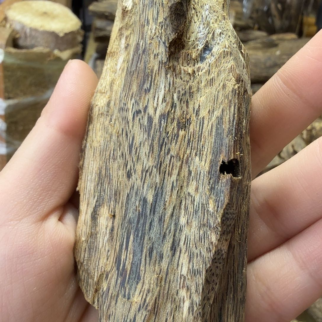 木绿奇楠原材料虫漏44克